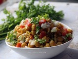 Chickpea Salad / Chana Chaat Recipe