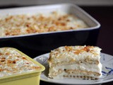 Cream Cheese Layered Biscuit Pudding
