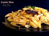 Jeera-Aloo (Cumin-Potato) Stir Fry