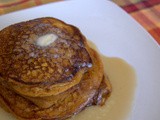Secret Recipe Club - Whole Wheat Pumpkin Pancakes