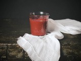 Beer ginger red currant butter