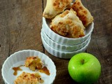 Savory apple samosas