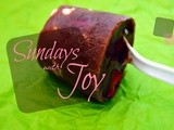 Chocolate Strawberry Fudge Pops -- Sundays with Joy