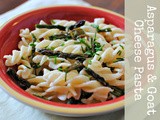 Stinky Pee and Asparagus & Goat Cheese Pasta