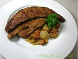 Creamed Sweet Onion and Bacon with Sautéed Calves Liver