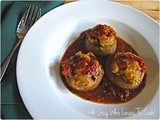 Polenta Stuffed Mushrooms