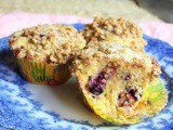 Blueberry Streusel Muffins #MuffinMonday