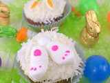 Bunny Butt Carrot Cupcakes #FantasticalFoodFight