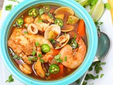 Caldo de Mariscos (Mexican Seafood Soup) #BloggerCLUE