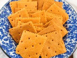 Crispy Homemade Cheddar Crackers #BreadBakers