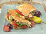 Cyprus Sandwich with Halloumi Cheese- a Mediterranean Favorite