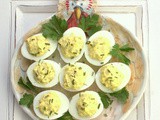 Deviled Eggs with Horseradish and Dill for #NationalPicnicDay