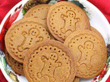 Gingerbread Shortbread Cookies