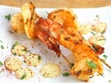 Grilled Prawns with Curry Aioli