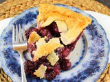 Lattice Top Blackberry Pie #BakingBloggers