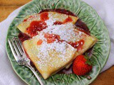 Lattyja Pancakes with Strawberry-Gooseberry Jam #EattheWorld