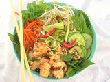 Lemongrass Shrimp Rice Bowls #FishFridayFoodies