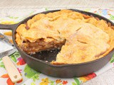Low Sugar Skillet Apple Pie #BakingBloggers