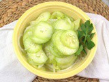 Marinated Cucumber Salad – a Summertime Favorite