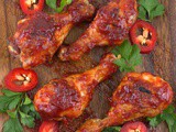Smoky Jalapeno Barbecued Chicken Drumsticks #cic