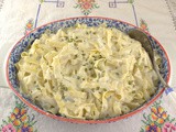 Sour Cream and Chive Noodles for #SundaySupper