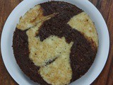 Eggless Mocha Marble Cake