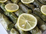 Lettuce Leaves Stuffed with Sea Bass - Levrek Sarma