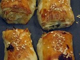 Soğanlı Çıtır Börek or Flaky Filo Pastries with Onion and Parsley
