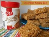 Biscoff Rice Krispie Bars (No Marshmallows!)