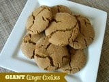Giant Ginger Cookies