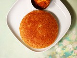 Bun Dosa: Thick, Fluffy and Soft Dosa (Renal Diet Recipe)