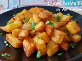 Air Fryer Crispy Potato Fries / Crispy Potato Fries for Navratri Fast