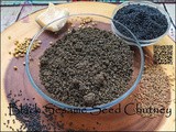Black Sesame Seed Chutney | काळ्या तीळाची चटणी