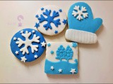 Christmas Cookies / Winter Snowflakes Cookies