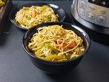 Instant Pot Chow Mein/Veg.Hakka Noodles