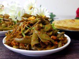Instant Pot Ghevdyachi Bhaji |Flat Green Beans Stir Fry | घेवड्याची भाजी