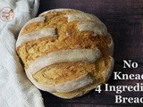 Instant Pot Homemade No-Knead Bread Without Dutch Oven / Bakery Style No-knead Whole Wheat Bread