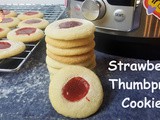 Instant Pot Strawberry Thumbprint Cookies | Christmas Thumbprint Cookies