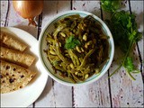 Quick and Easy: Ghevdyachi bhaji /Common Beans stir fry