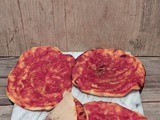 Pizzette rosse rotonde