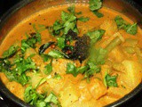 Knol Khol & Cluster Beans Curry