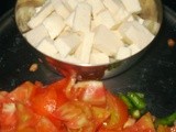 Paneer- tomato curry