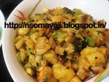 Raw Banana -Bajji Chilly Dry Curry