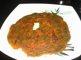 Sabbassige-Soppu (Dil-Leaves) spicy Dosa