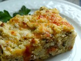 Baked sausage and grits casserole: a recipe