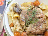 Creamy slow cooker pork and vegetables