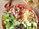 Healthy 10 minute taco salad