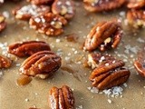 Maple candied pecans