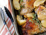 Maple ginger chicken and apples