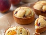 Peach cake muffins (gluten-free)